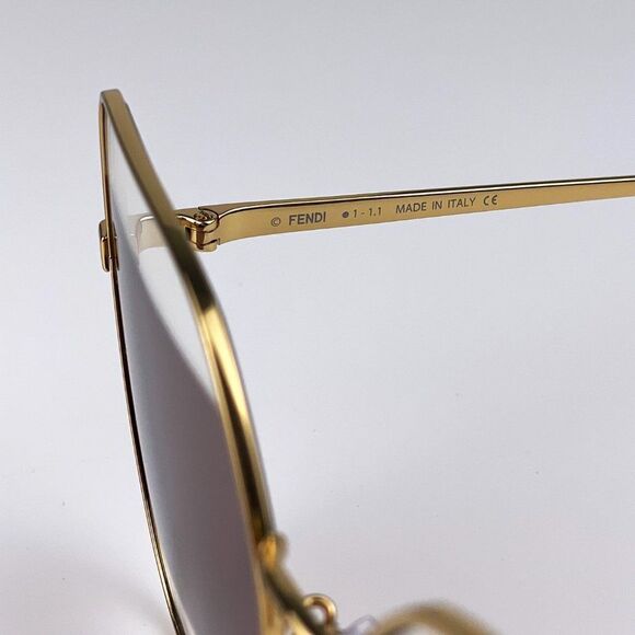 NEW Fendi FE40015U        30E Cat Eye Gold Brown Women Sunglasses main image 9